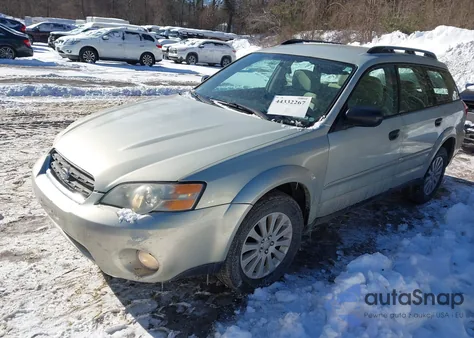 2007 Subaru Outback 2.5I Basic z USA, uszkodzony, nr VIN 4S4BP61C477322430